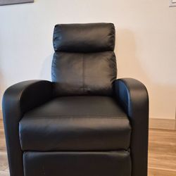 Black Reclining Chair