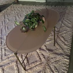 Pink And Gold Coffee Table 
