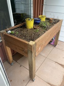 Raised Bed On Wheels