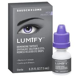 x5 Baush and Lomb Lumify Eye Drops Large 