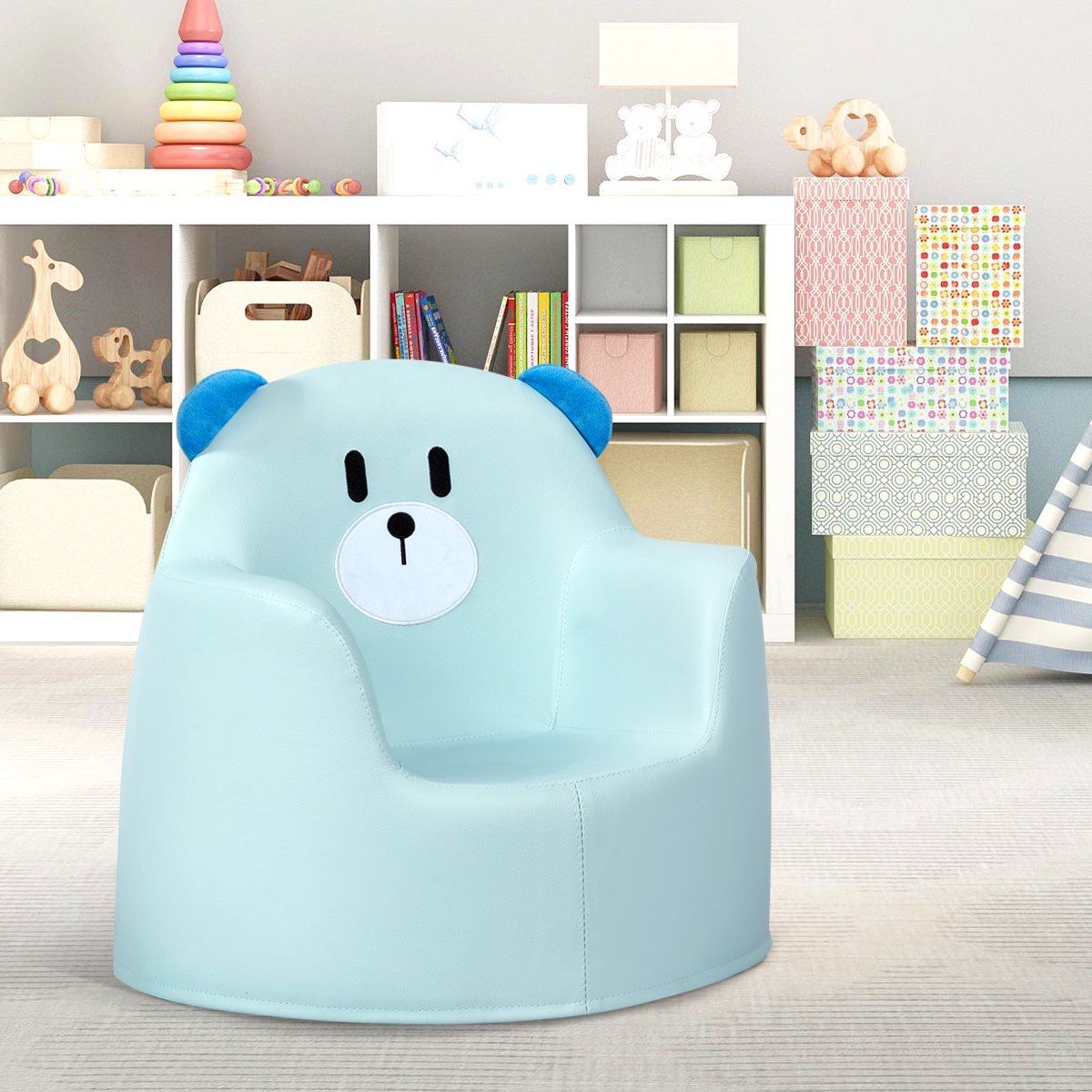 Bear Kid'S Toddler Sofa Seat-Blue