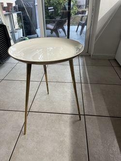 Small Round Side Table