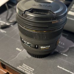 Sigma Canon 50mm 1.1.4 DG HSM