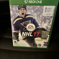 Xbox One NHL 17 Hockey Video Game Xbox Series X