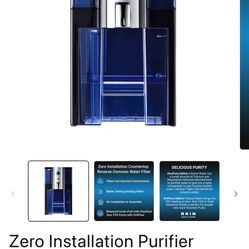 Brand New In Box - RKIN Zero Installation Countertop Water Purifier 