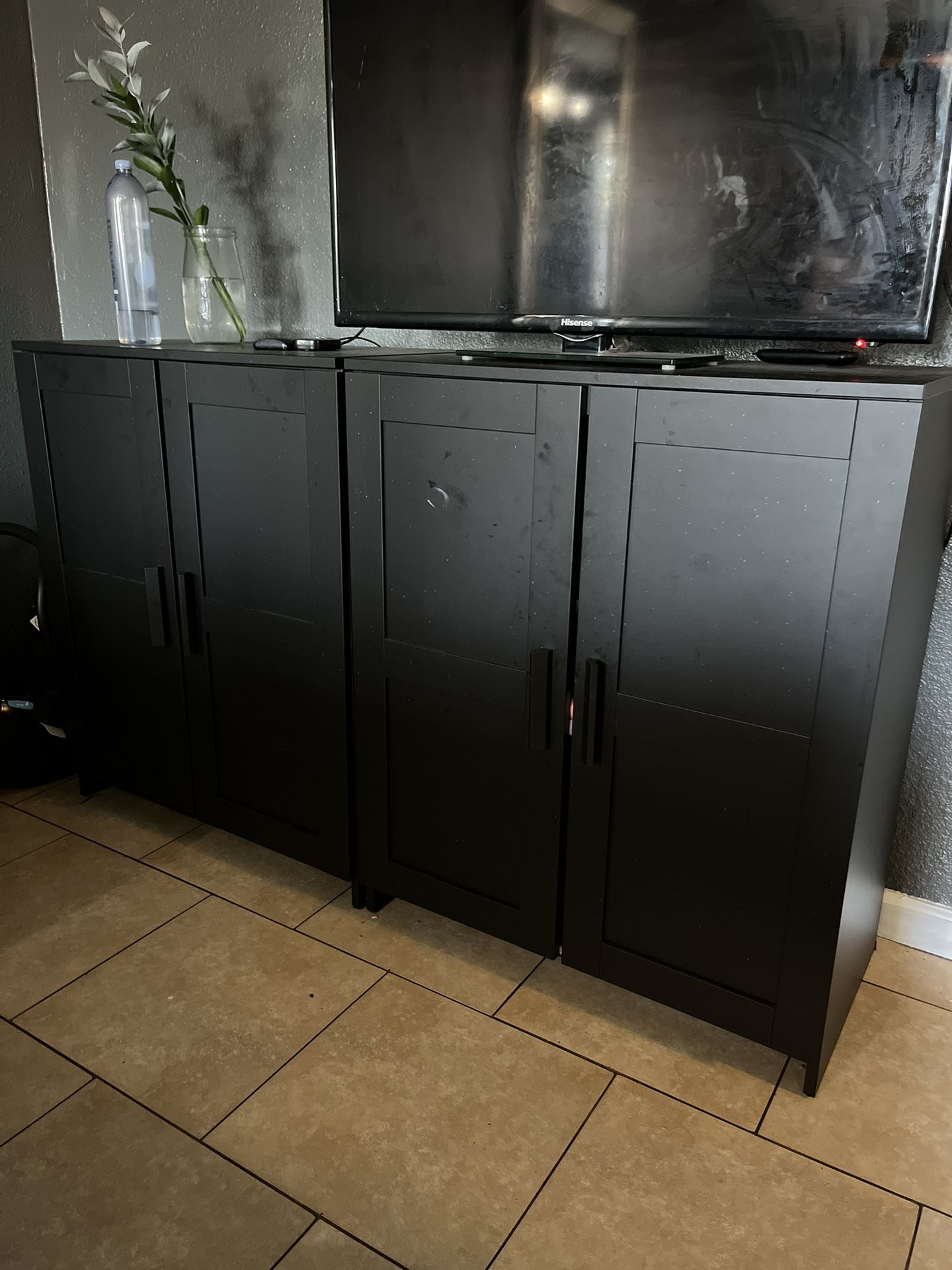 IKEA Storage Cabinet In Black