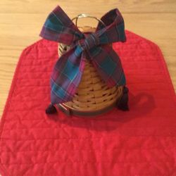 Longaberger Christmas Bell