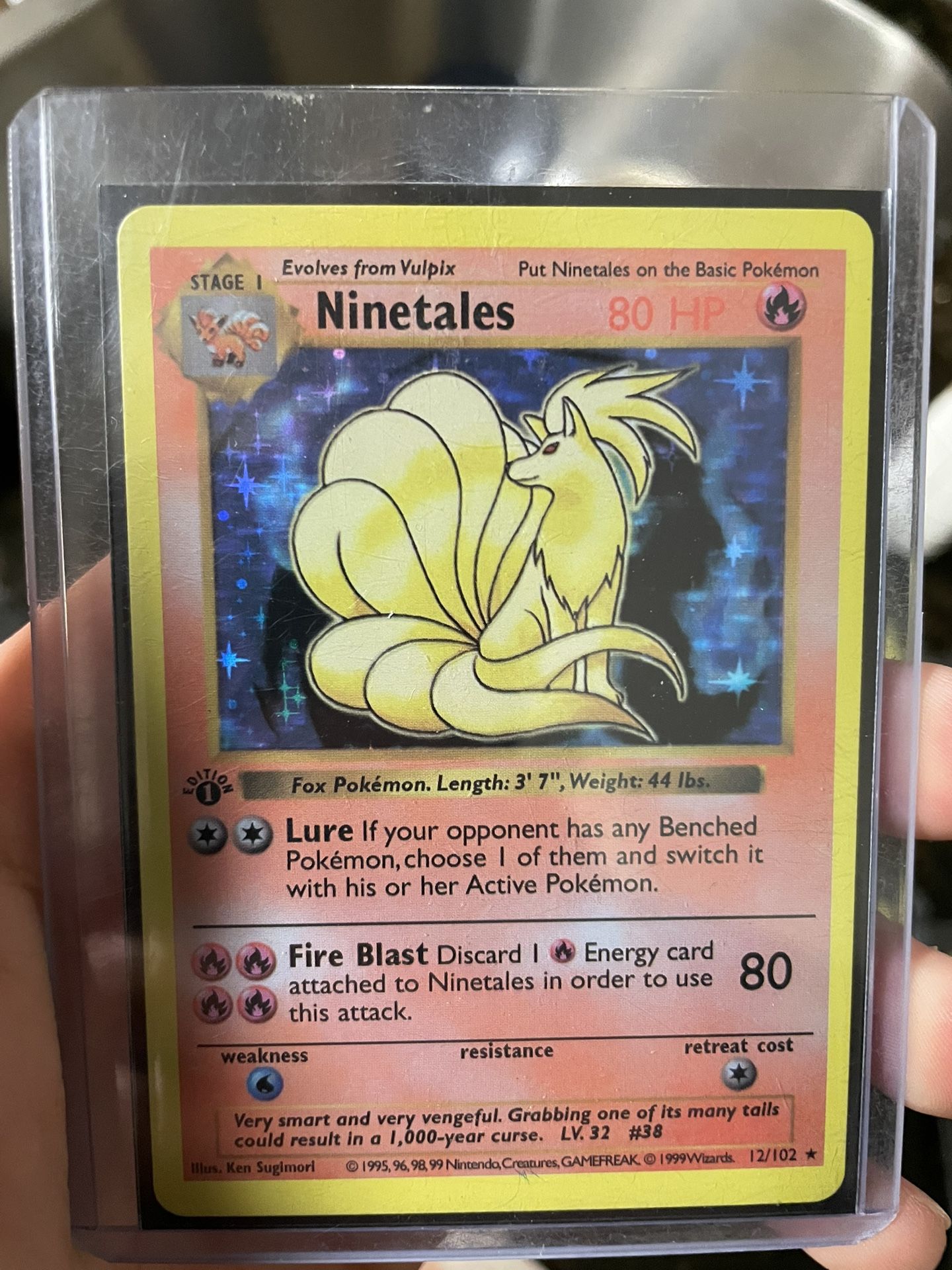 Pokemon 1st Edition Ninetales Holo (Base Set)
