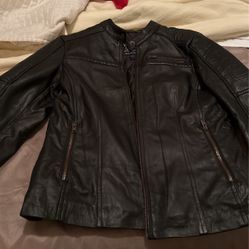 Leather jacket