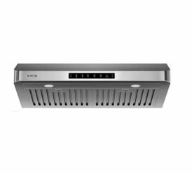 30 in. 600 CFM Ducted Under Cabinet Range Hood in Stainless Steel with Touch Display and Top/Rear venting