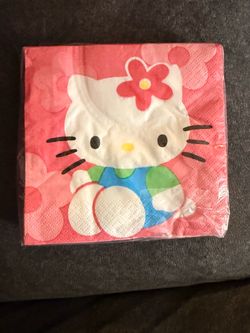 New Hello Kitty Beverage Napkins