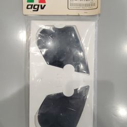 1990's agv Motorcycle Helmet Side Pivot Covers. Made In Italy.