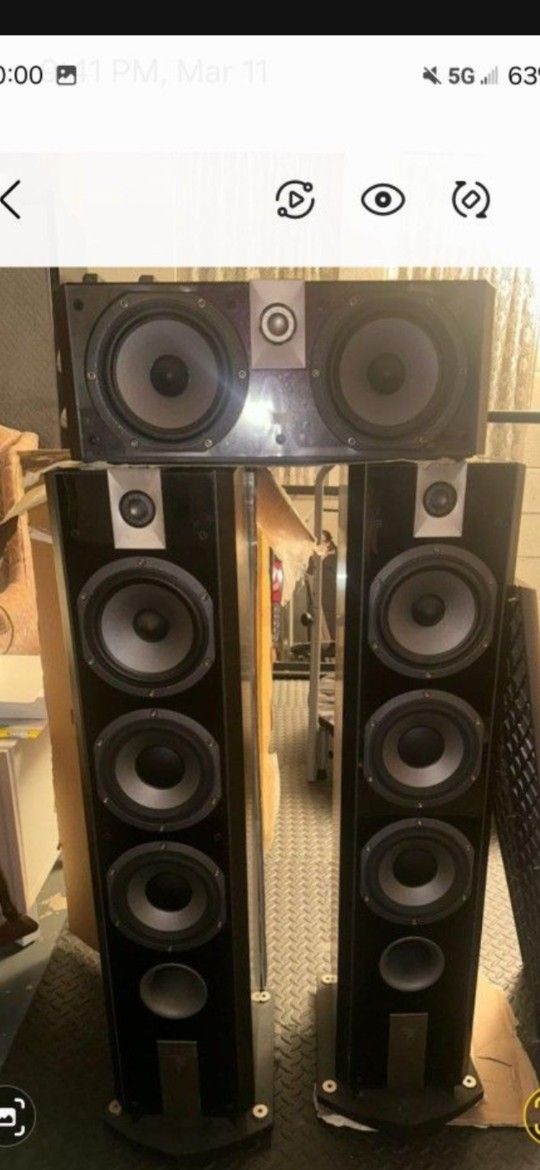 Focal Tower Speakers Marantz Soround Receiver