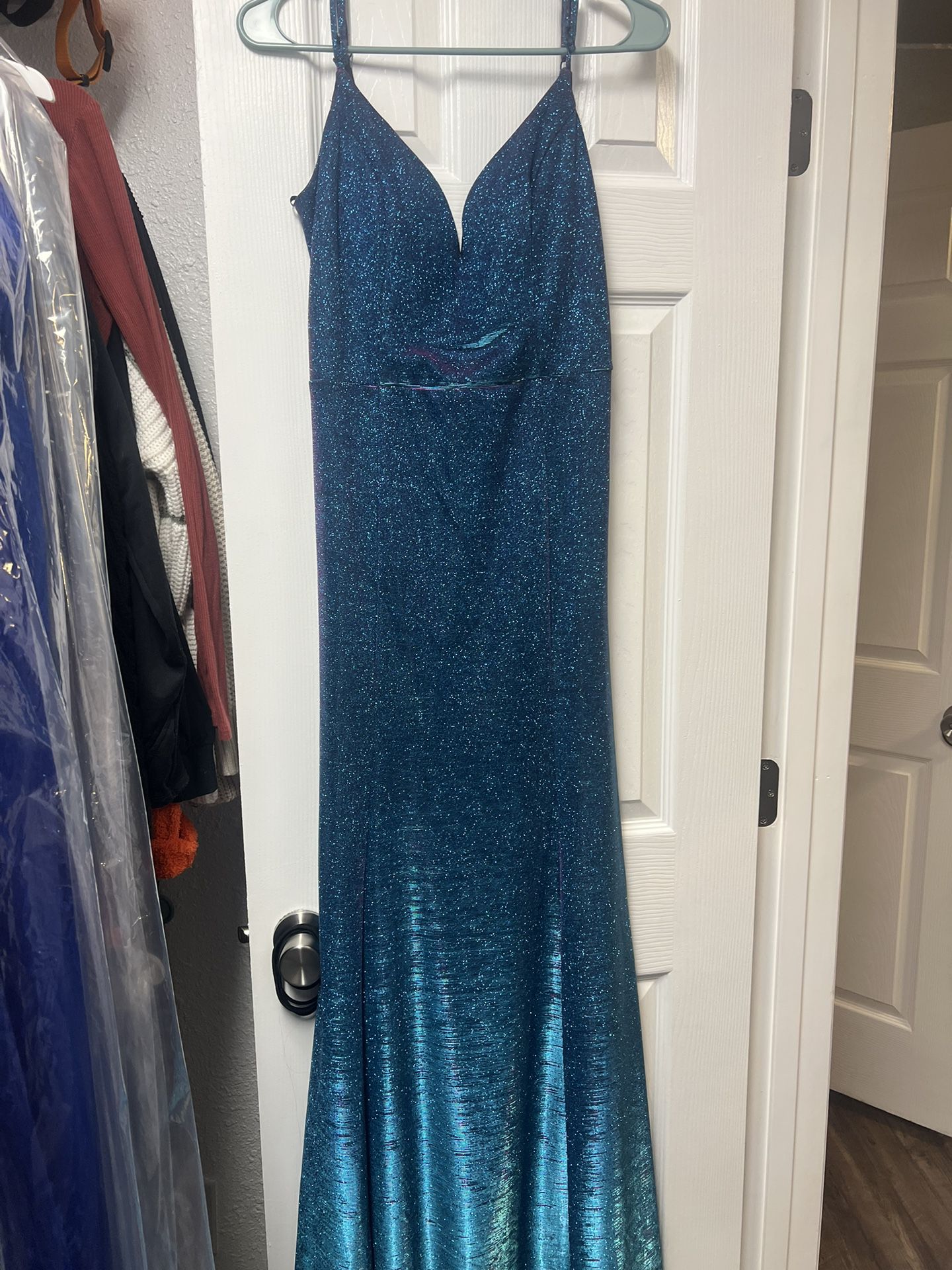 Blue long dress 