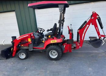 Massey Ferguson Compact Tractor with Loader and Backhoe