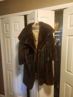 Vintage mink coat .
