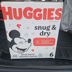 Huggies Size 6 $40 104 Count