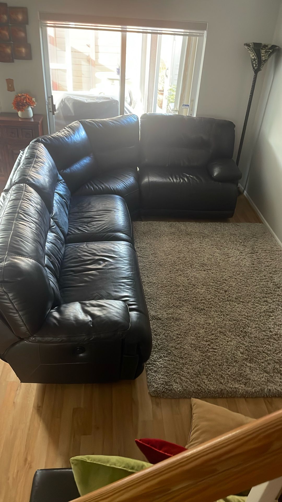 MUST SELL Sectional Sofa With 2 Chaser Recliners In Each End