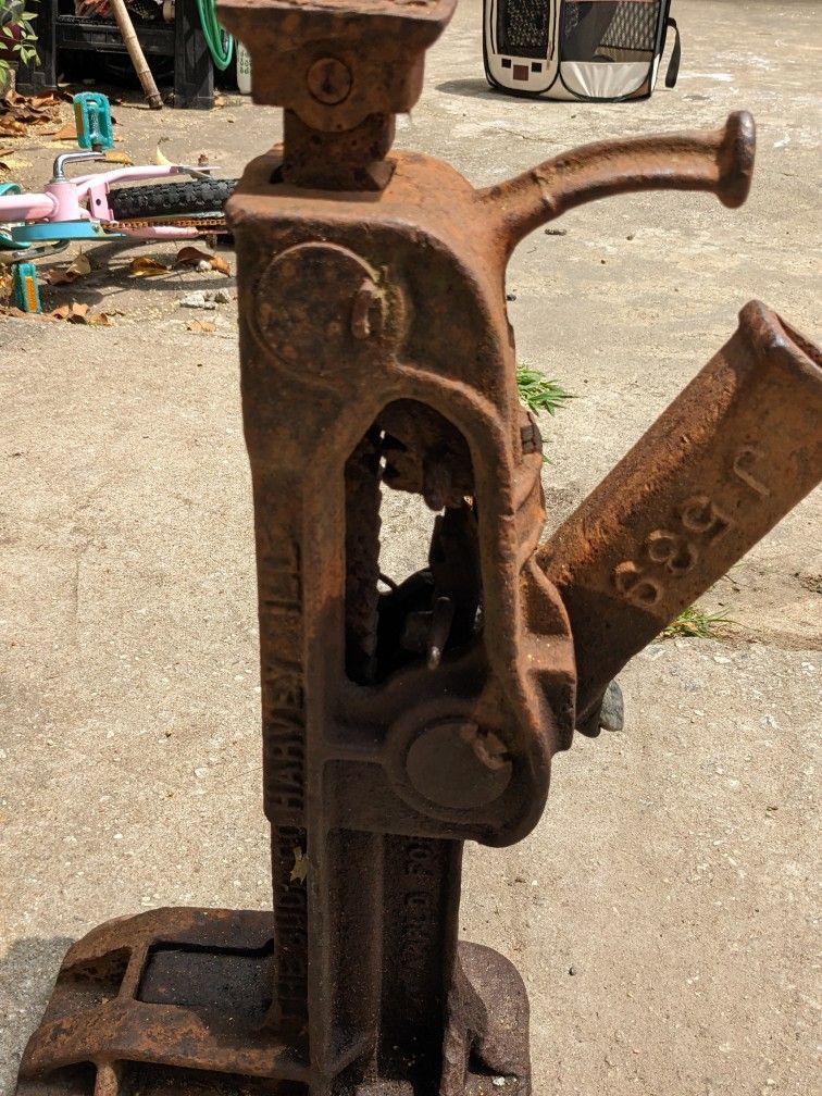 Antique Buda 16 Ton Train Jack