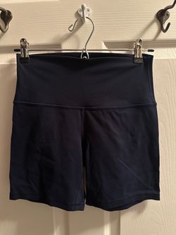 Navy Lululemon Biker Short