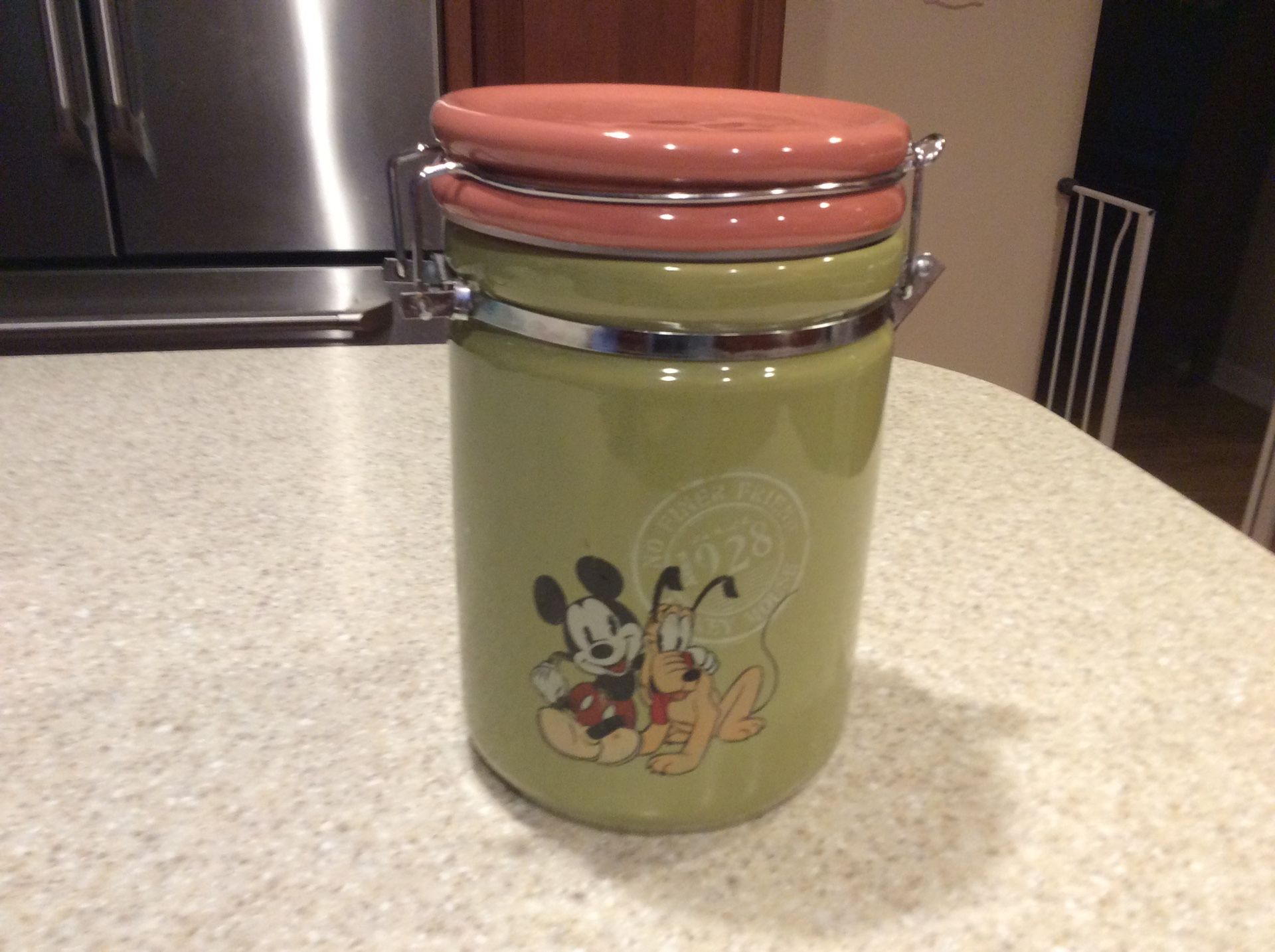 Mickey Stonewear Dog Treat Container