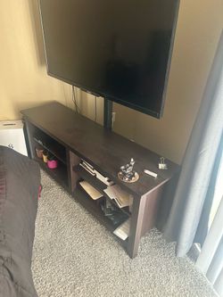 Bed and entertainment center