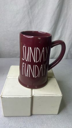 Rae Dunn Sunday Funday Stein