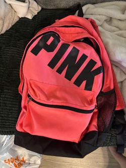 Pink backpack