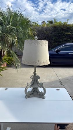 Ornate Scroll Base Table Lamp