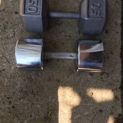 Dumbbells 50 Lbs Pair 