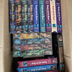 VHS Tapes. Beauty And The Beast 
