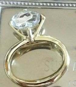 Giant Diamond Ring Pin