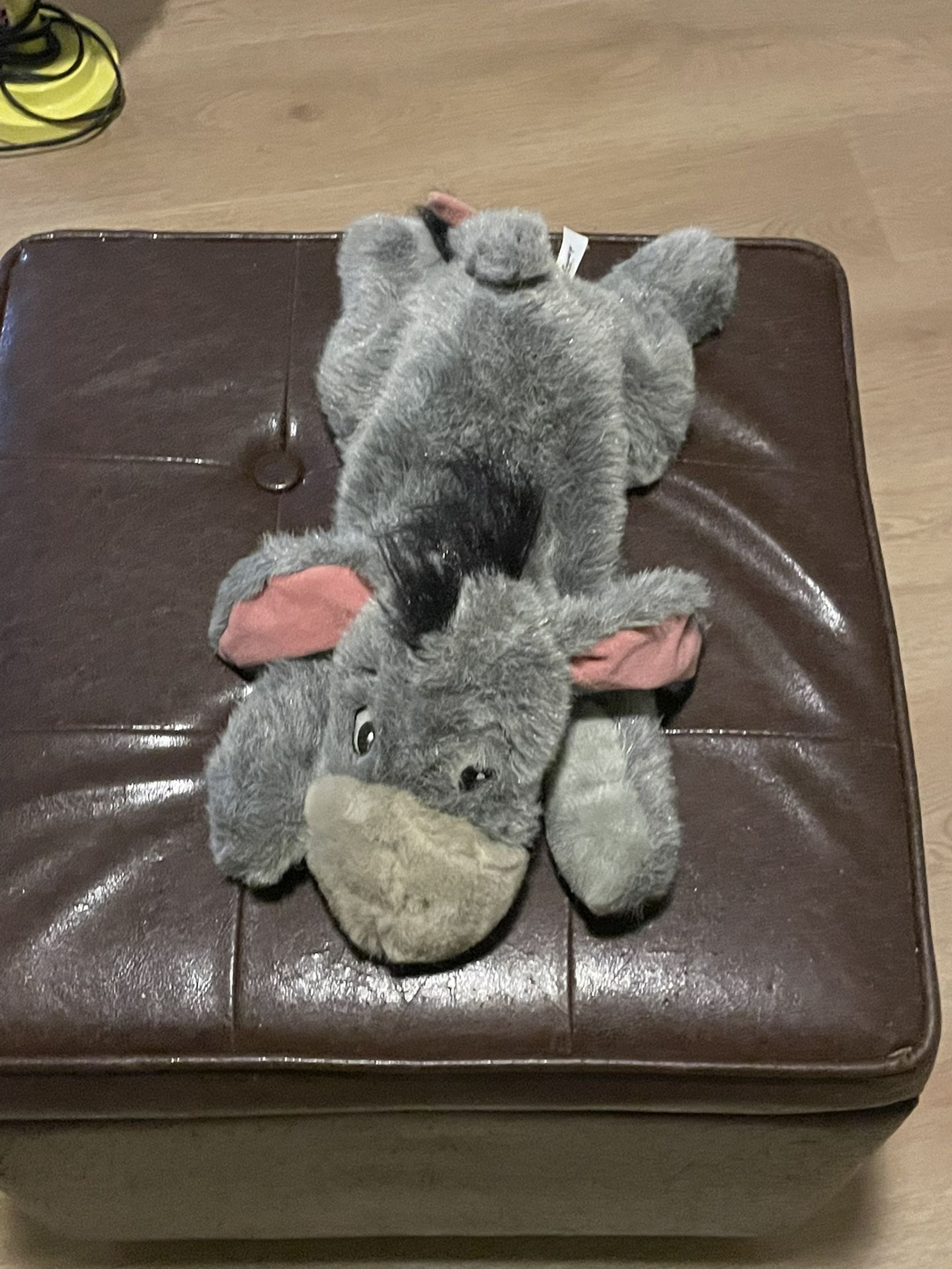 Disney Winnie the Pooh Eeyore Detachable Velcro Tail Stuffed Animal