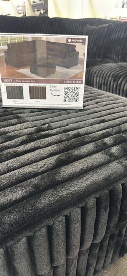 Jumbo corduroy couch new in box