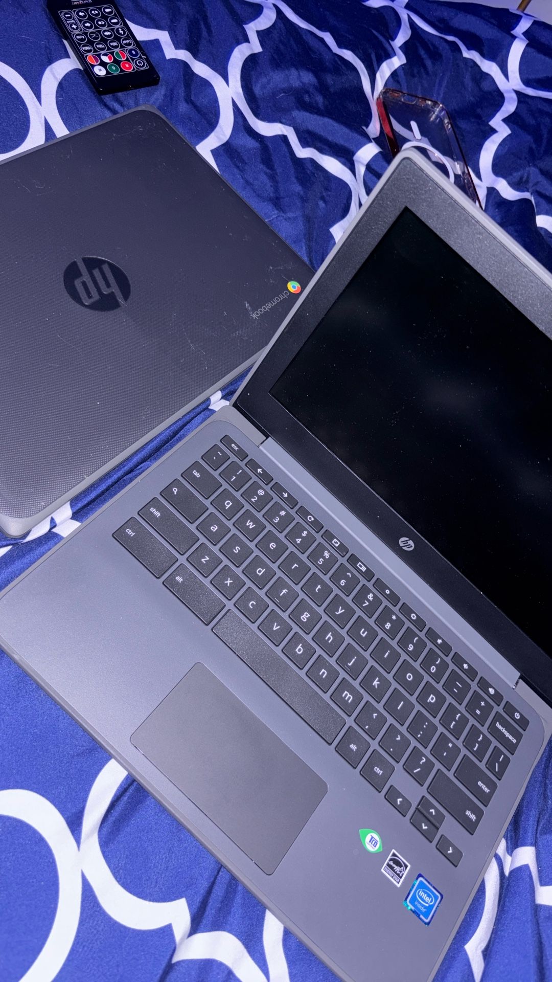 Two HP Chrome Books