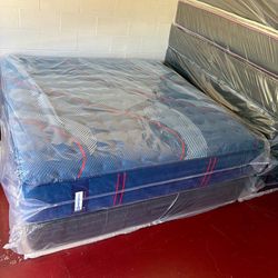 King Size Mattress 15” Sealy Posturepedic Elite Brenham II Medium Direct From Factory, Sealed in Plastic Ready for Same-Day Delivery 🚚