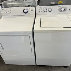 GE WASHER AND ELECTRIC DRYER