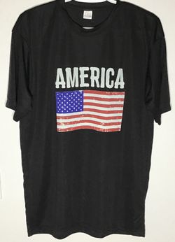 America men’s graphic T-shirt Fourth of July T-shirt for men size large