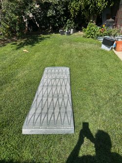 Thermarest ridge rest camping pad.