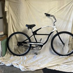 ELECTRA  brand 26” single speed, coaster Brake beach cruiser, bicycle, ready to ride as pictured
