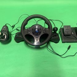USB Gaming Console steering wheel with padel’s and extra gear shift