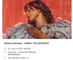 Melanie martinez tickets