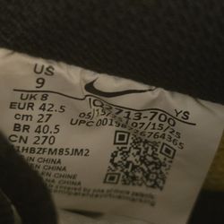 JA Morant Air Force 1 Size 9 