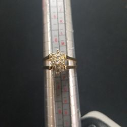 14k Yellow Gold Womens Reversible Ring