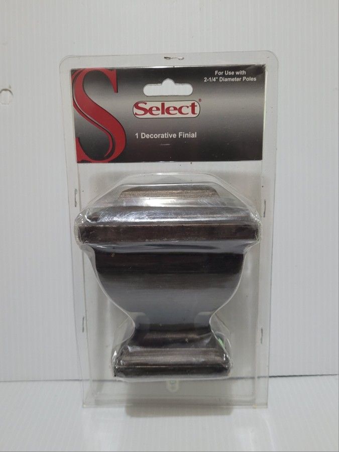 1 Piece Select Westwood Finials for 2-1/4" Pole. 23-138-17 with Bronce Finish.