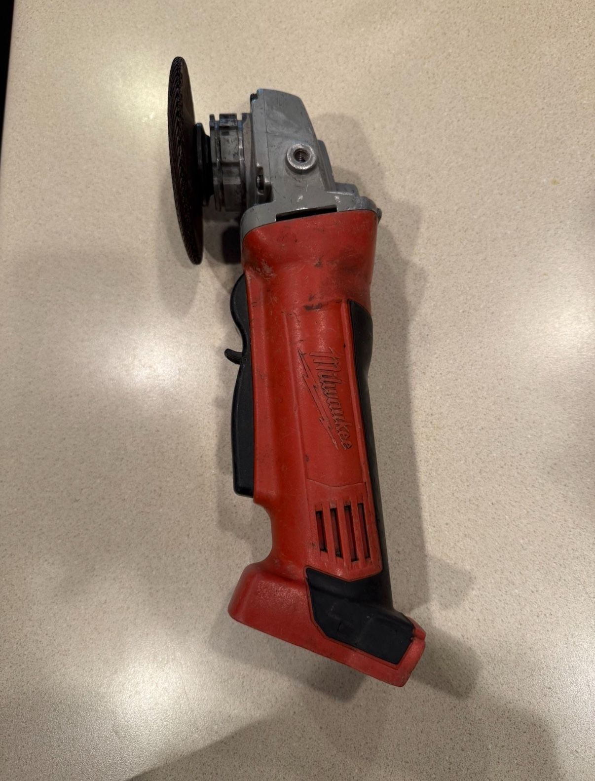 Milwaukee 2680-20 M18 18V Lithium Ion 4 1/2 Inch Cordless Grinder Paddle Switch Design; Tool Only; Welding, Fabrication; Metal DIY