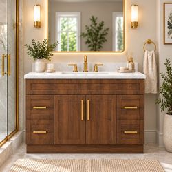 48 Inch Bathroom Vanity,Shaker Style Cabinet