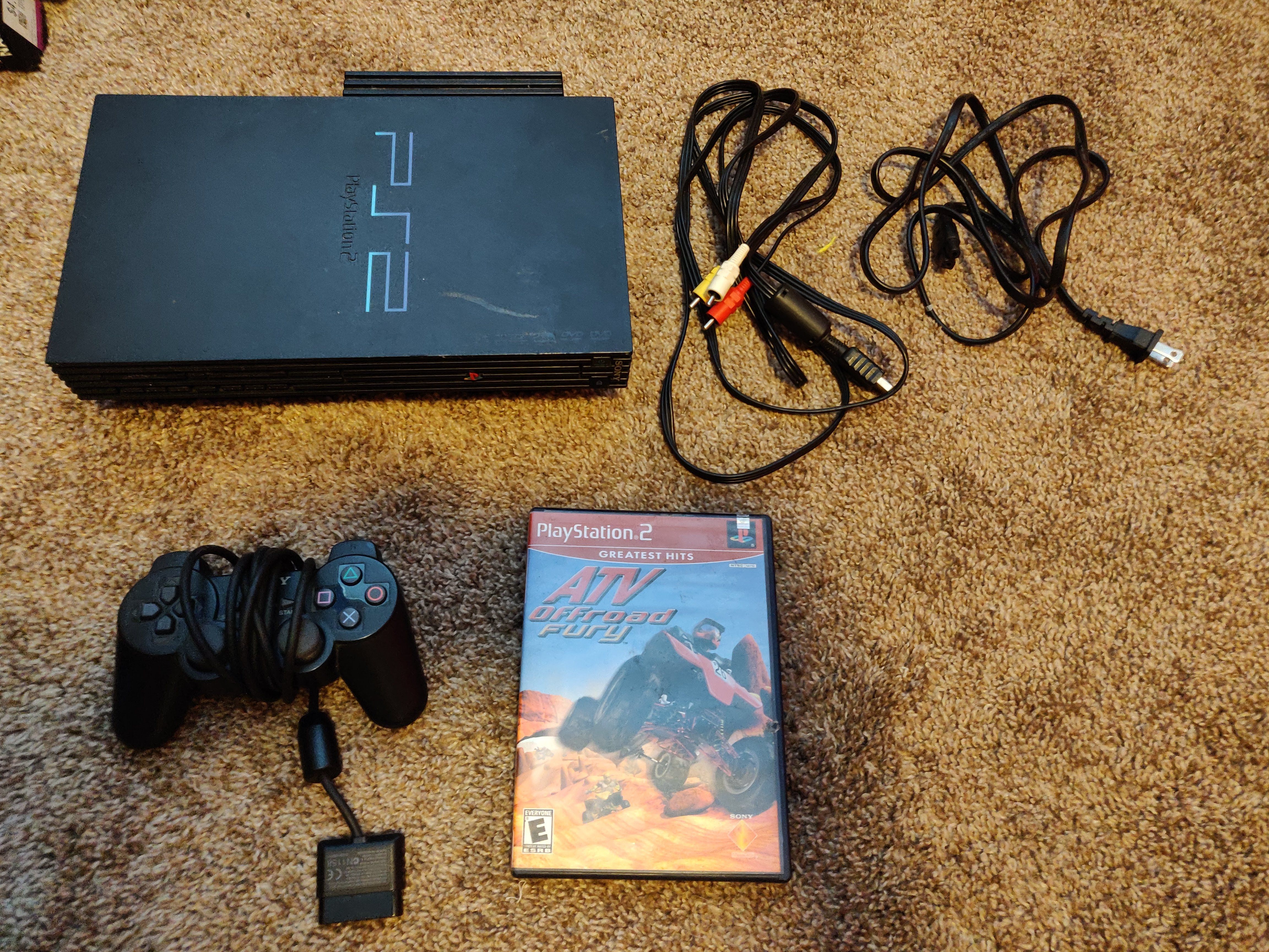 Playstation 2 with HDD and network adapter expansion