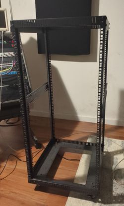 22U Open Frame Rolling Server Rack