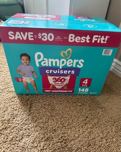 NEW Pampers Cruisers Size 4 148 diapers